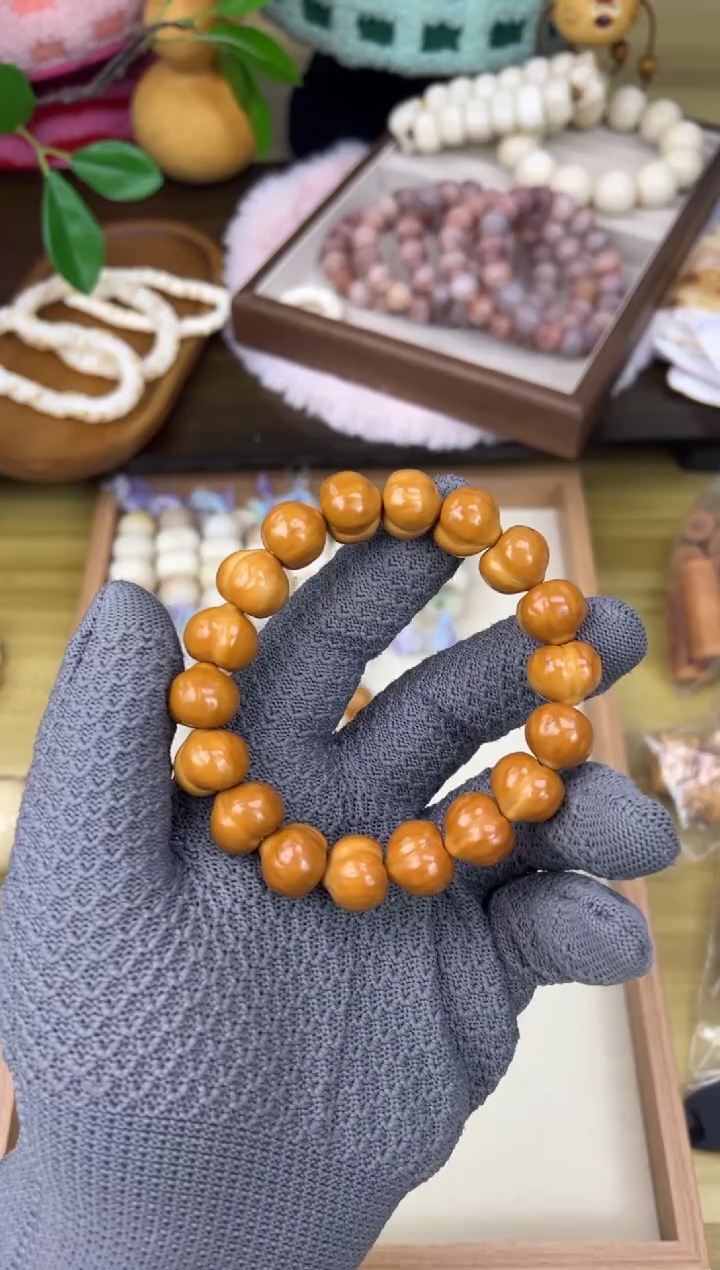 手串菩提根/象牙果屁桃有油线卡15
