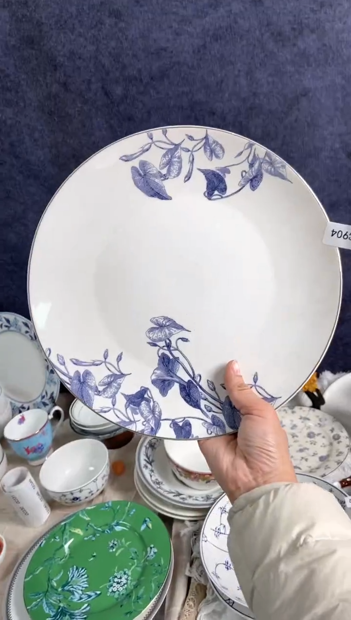 【闪购商品】瓷片陶瓷原单CC904餐具1个大