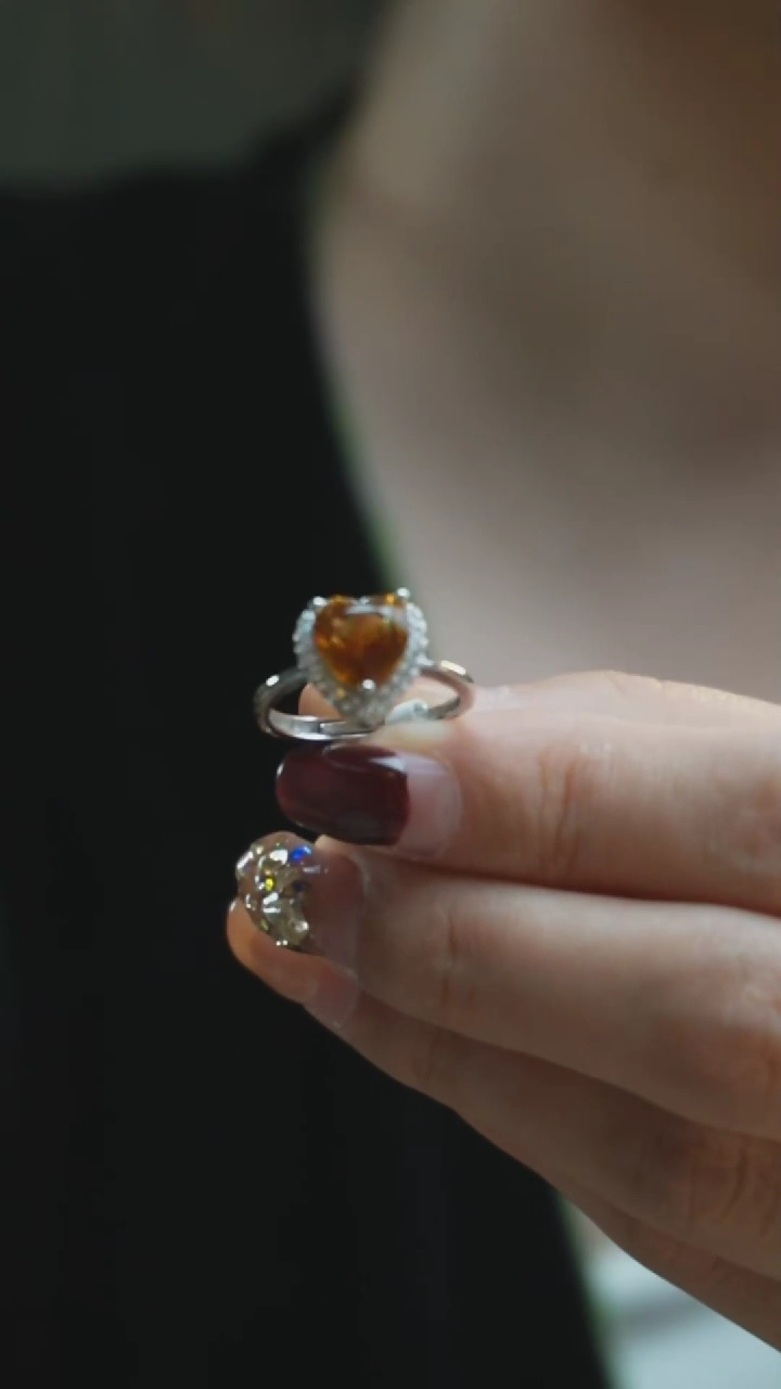 【闪购商品】水晶开口戒未镶嵌P32