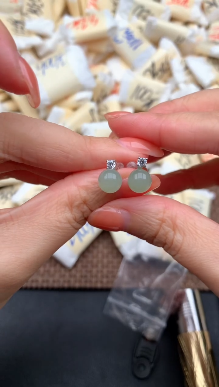 银S925镶嵌挂件翡翠1