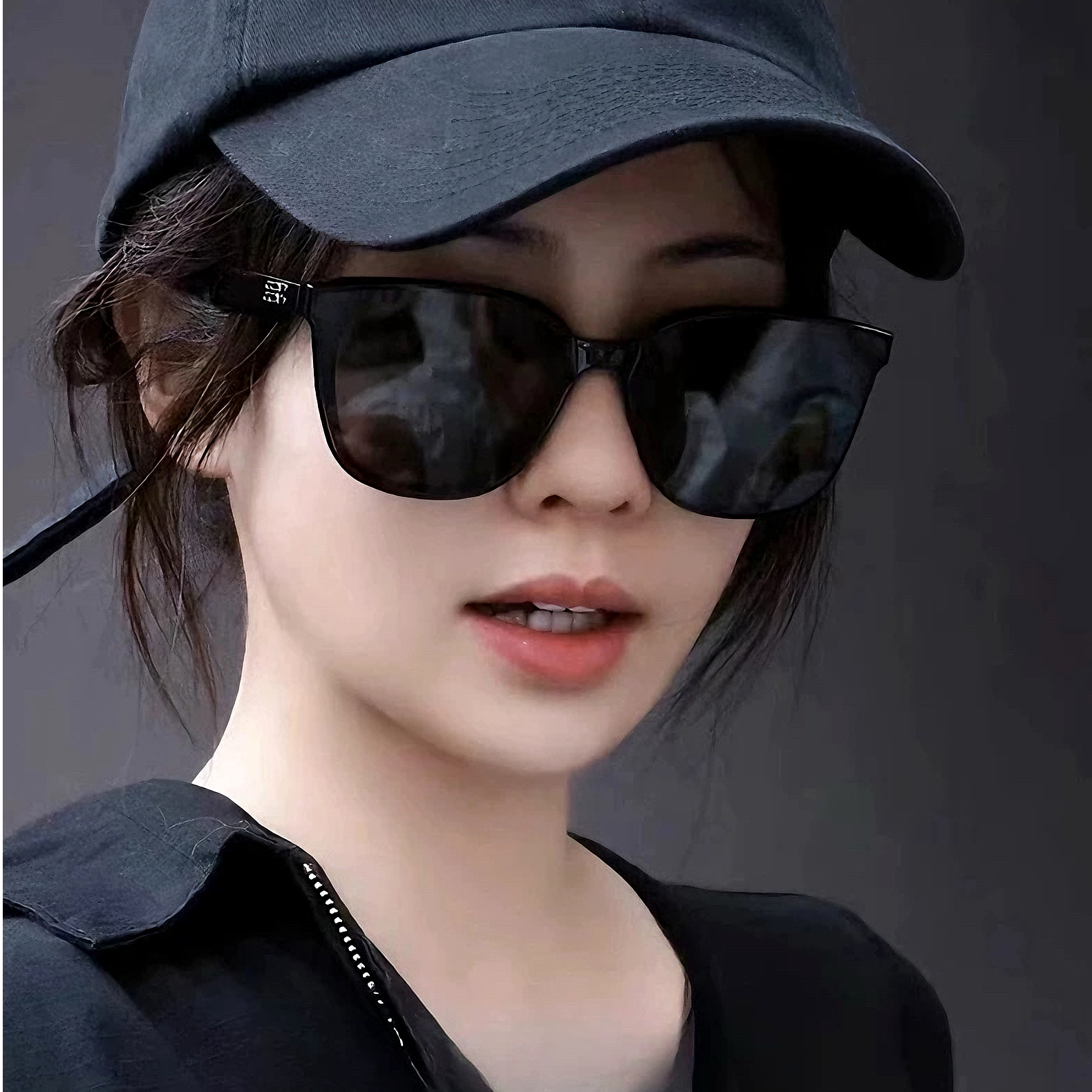 【白鹿胡先煦同款】百搭太阳镜防晒时尚显脸小方框遮阳墨镜