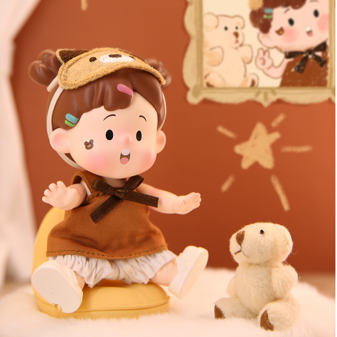 （代拆)小花卷的百变衣橱系列潮玩盲盒手办摆件