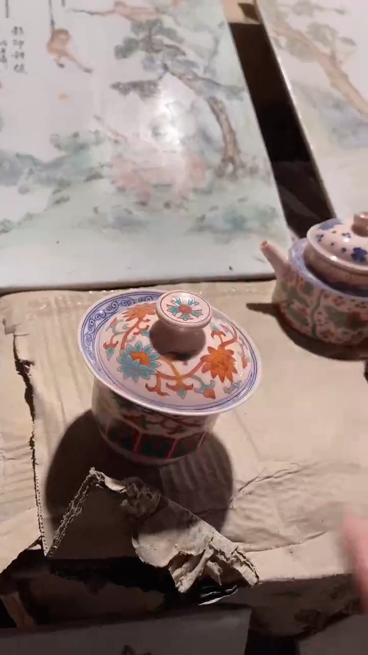 陶景德镇瓷器艺术盖碗