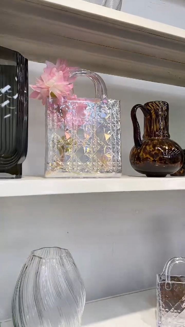 水养鲜花干花插花客厅装饰品七彩