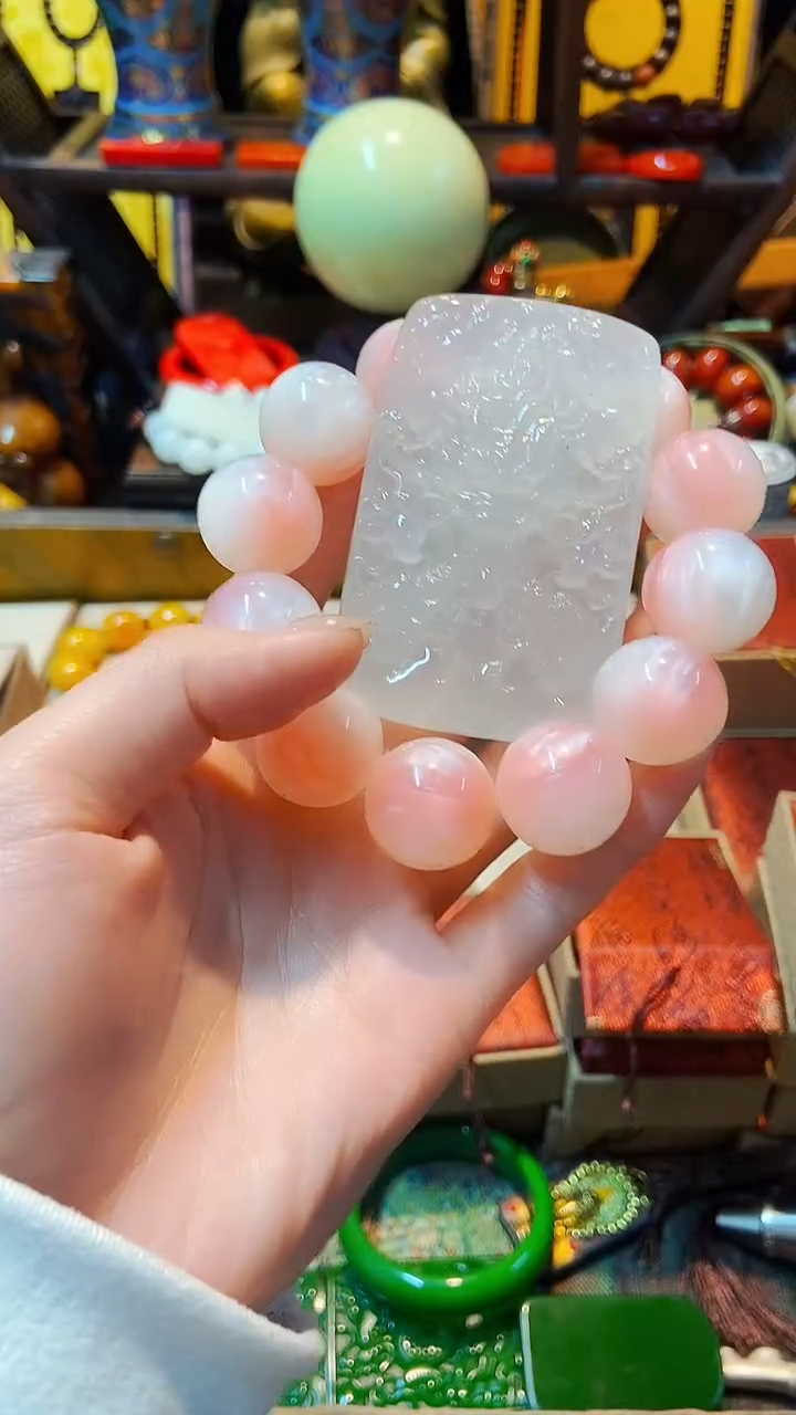 【闪购商品】琥珀手串未镶嵌主播推荐主播推荐