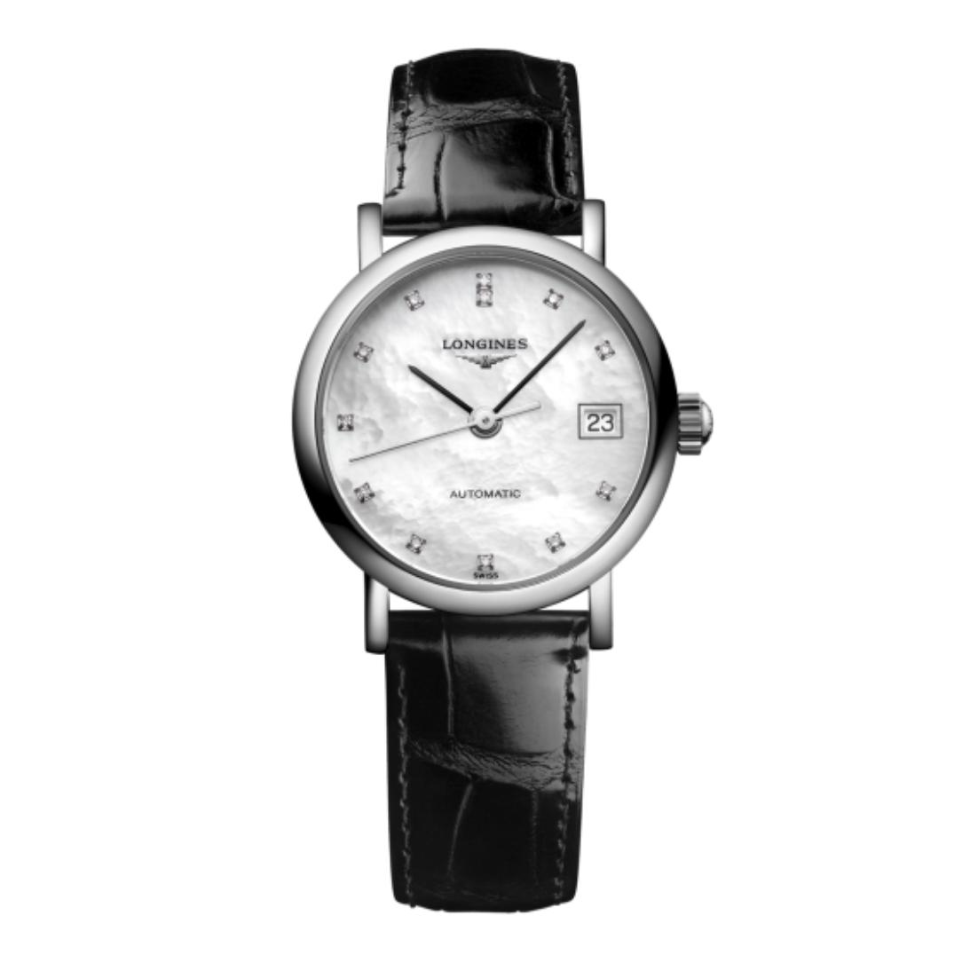 99新 Longines/浪琴 博雅25.5 皮带机械/白盘钻刻/公价18200 HZ