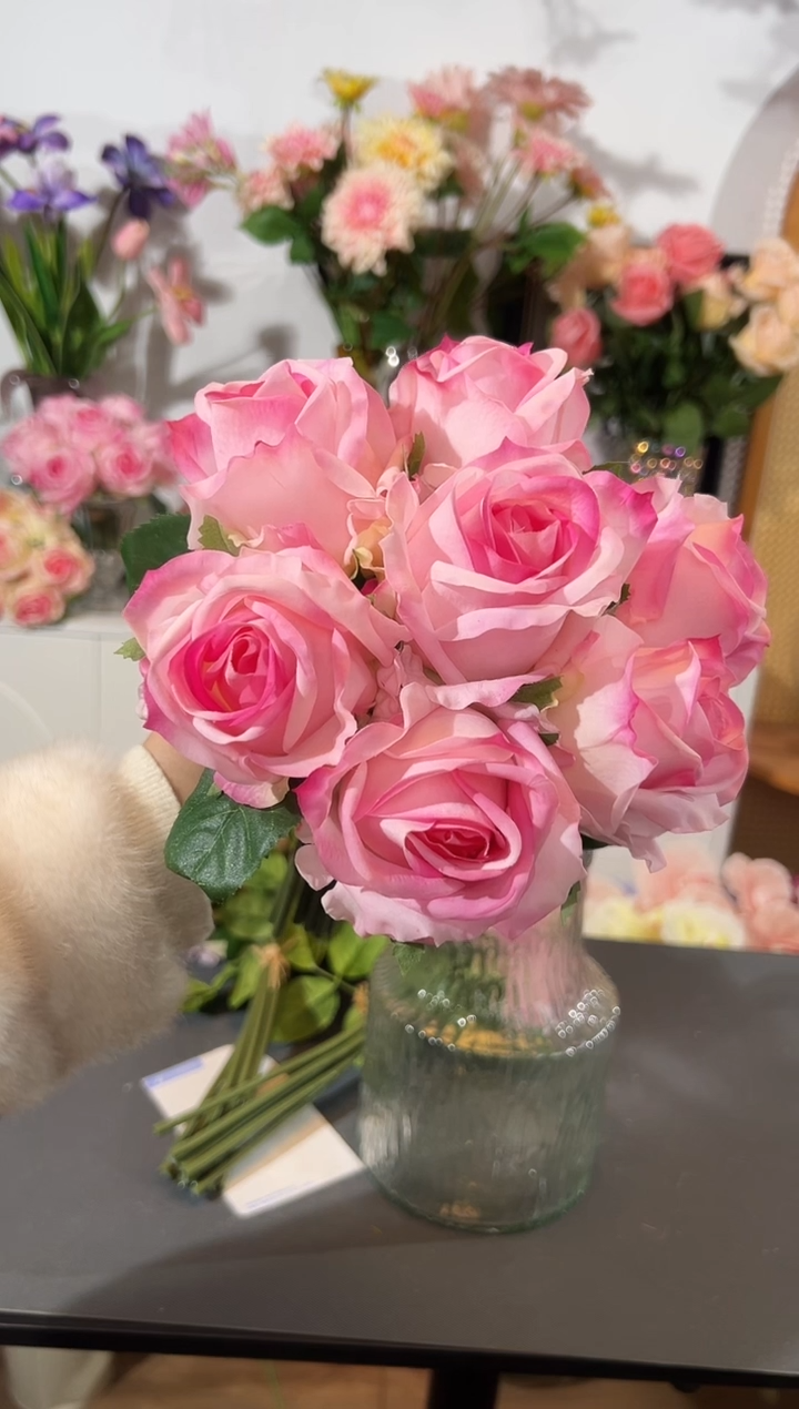 7枝浅粉手感保湿爱莎