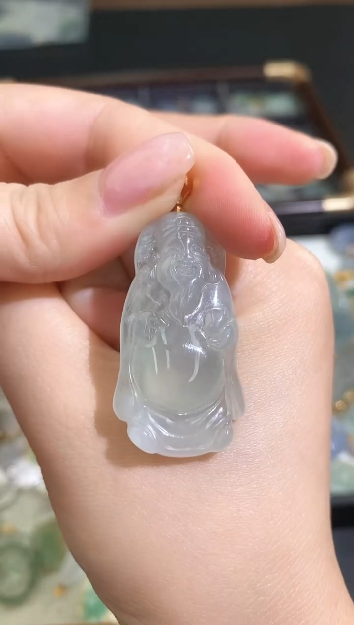 【闪购商品】翡翠颈饰18K金镶嵌0250223168