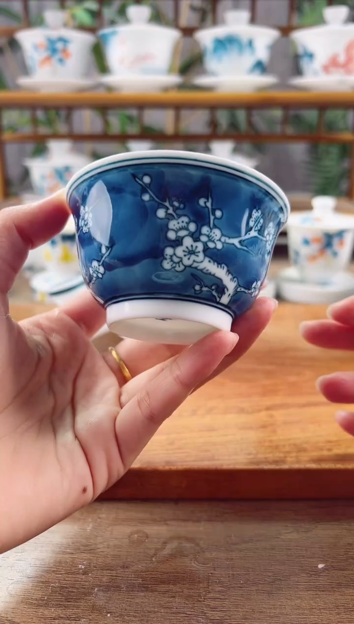 【闪购商品】微瑕冰梅手绘主人君杯