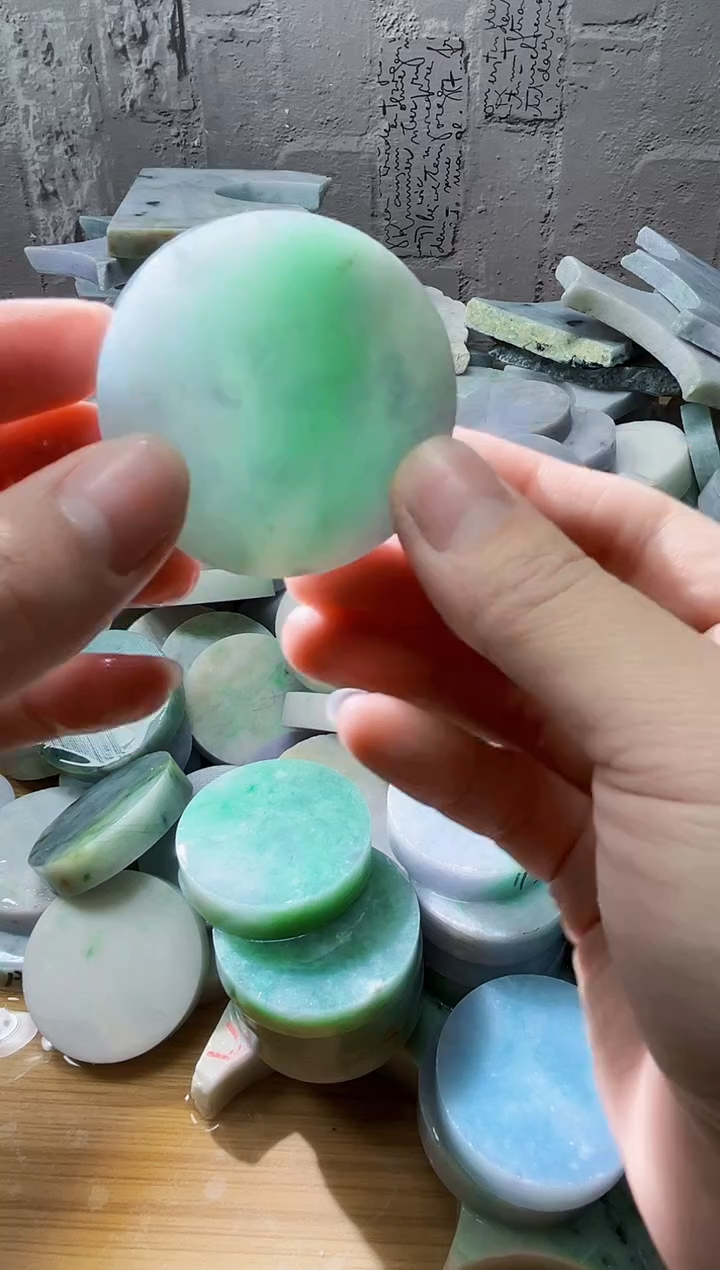 裸石翡翠天然翡翠A货古 南 340