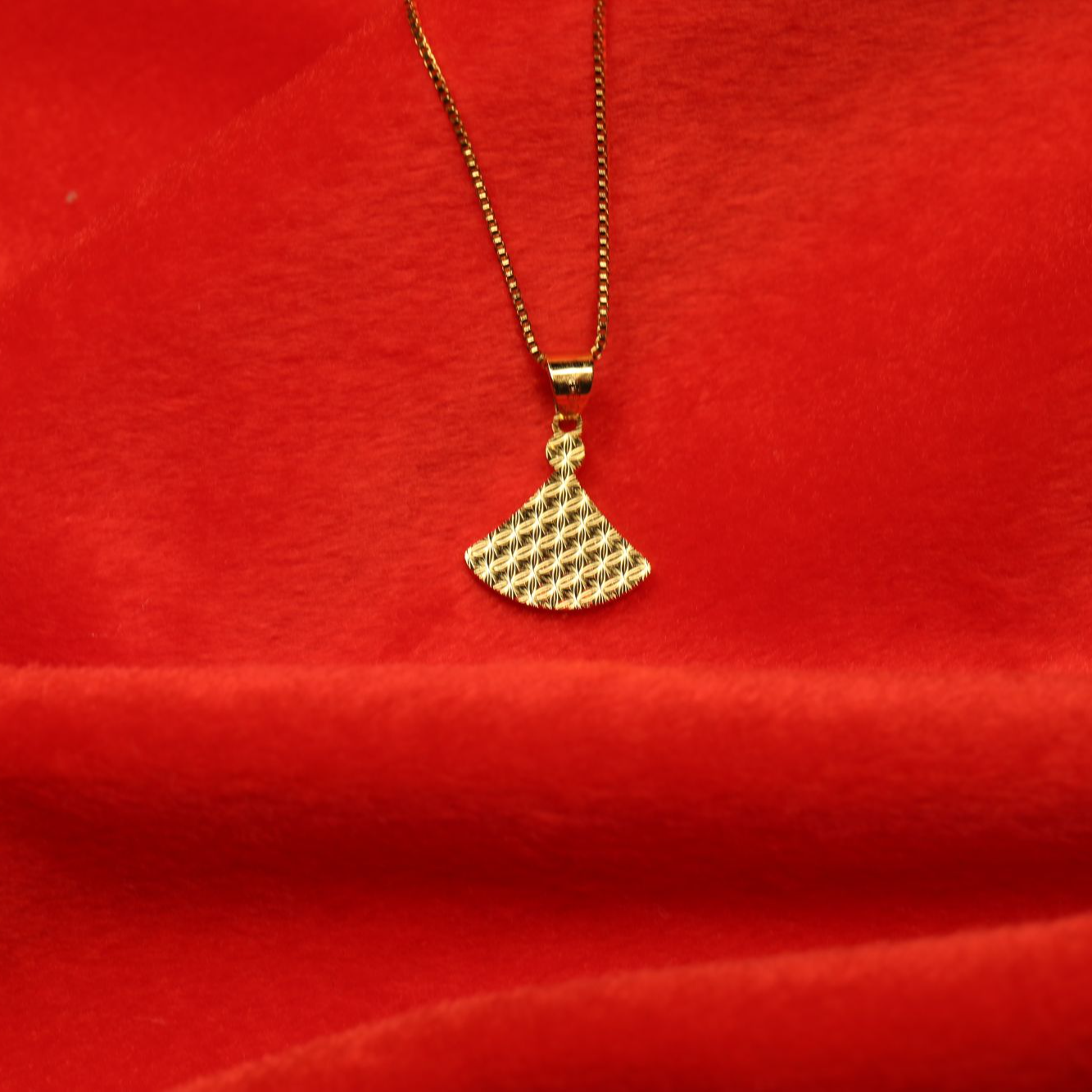 【手工锻造】金店同款999黄金色轻奢简约经典百搭古法小裙子项链女