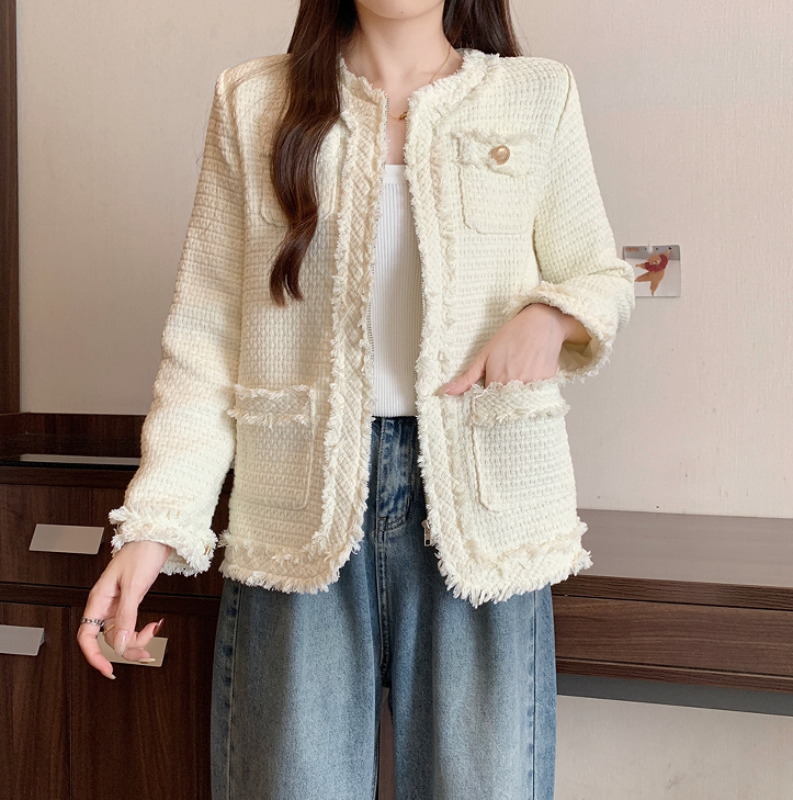 001-100高端大气上档次新款洋气百搭外套小香风