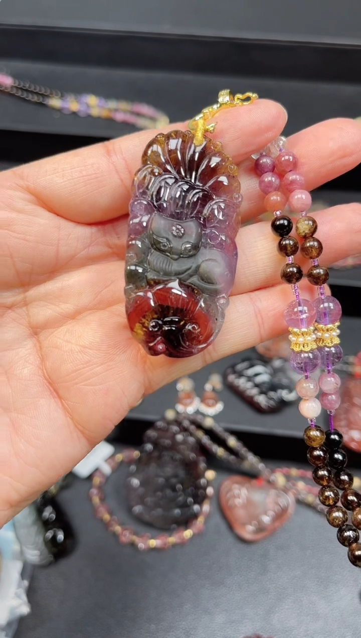 未镶嵌颈饰水晶【百晶灵儿】定制款