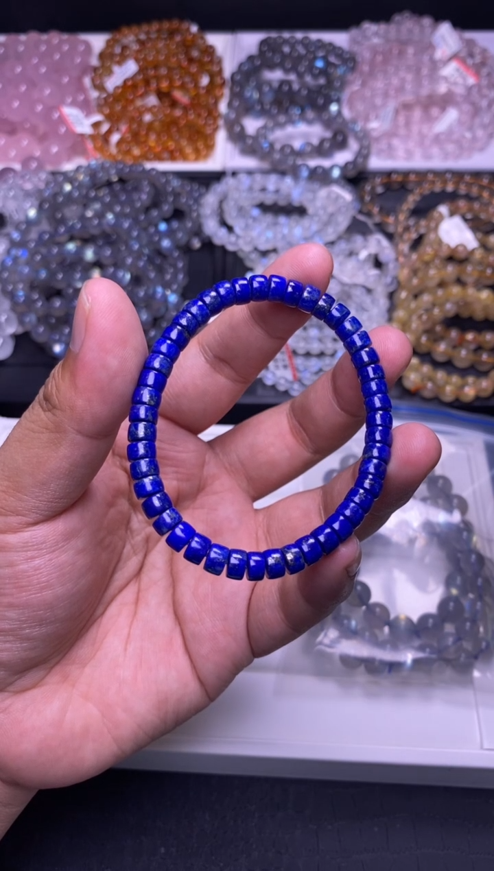 未镶嵌青金石手串陈****?6mm青金石药品