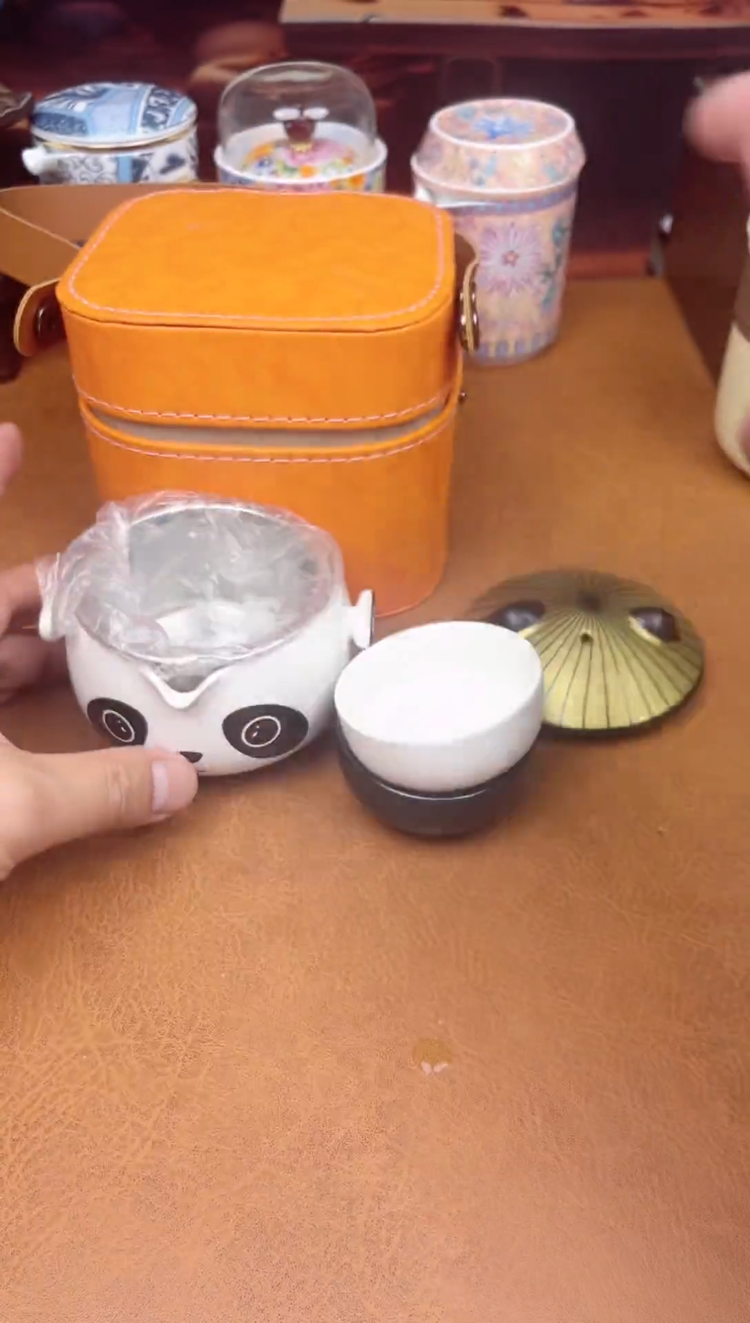 【闪购商品】陶瓷茶具摆件茶叶罐