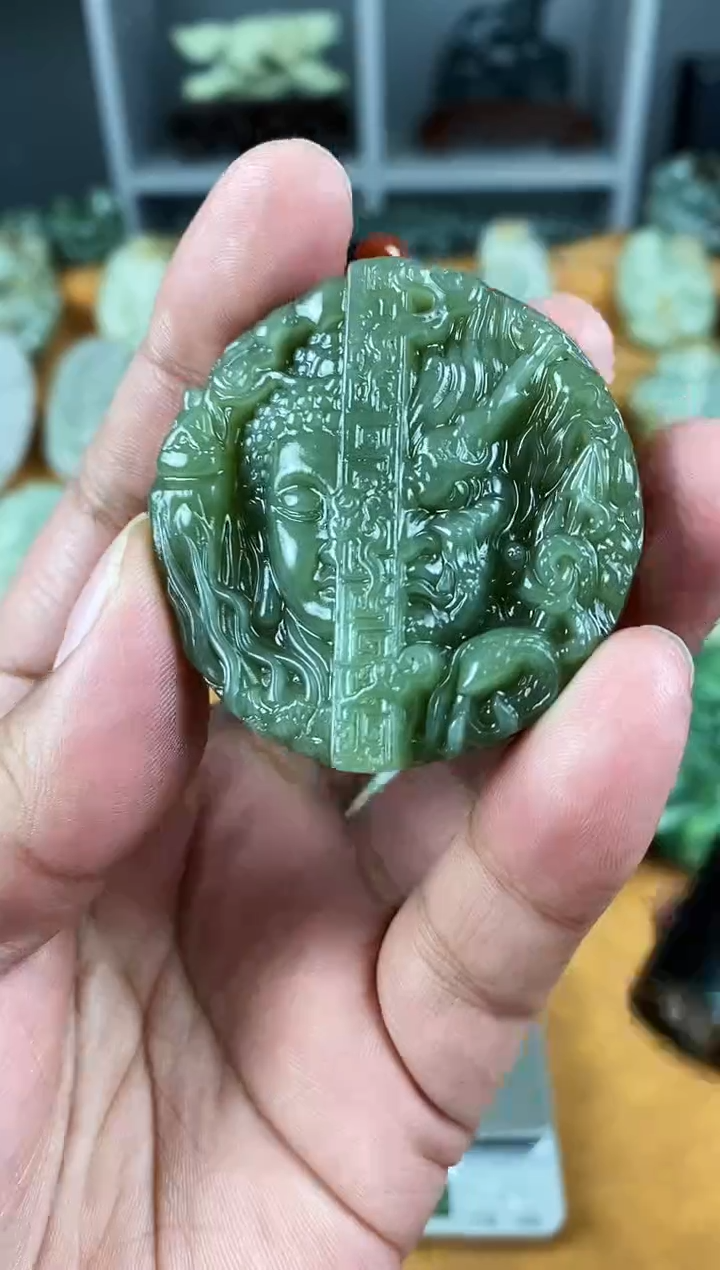 未镶嵌和田玉挂件1