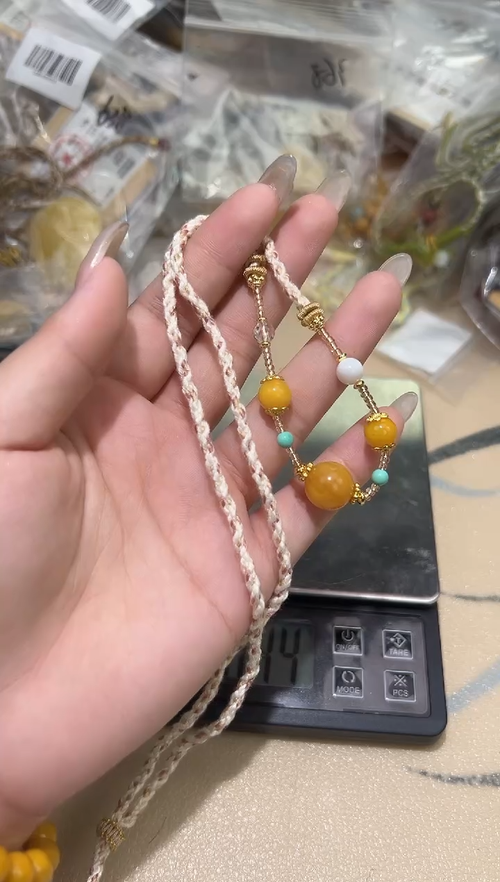 裸石琥珀未镶嵌琥珀蜜蜡吊坠