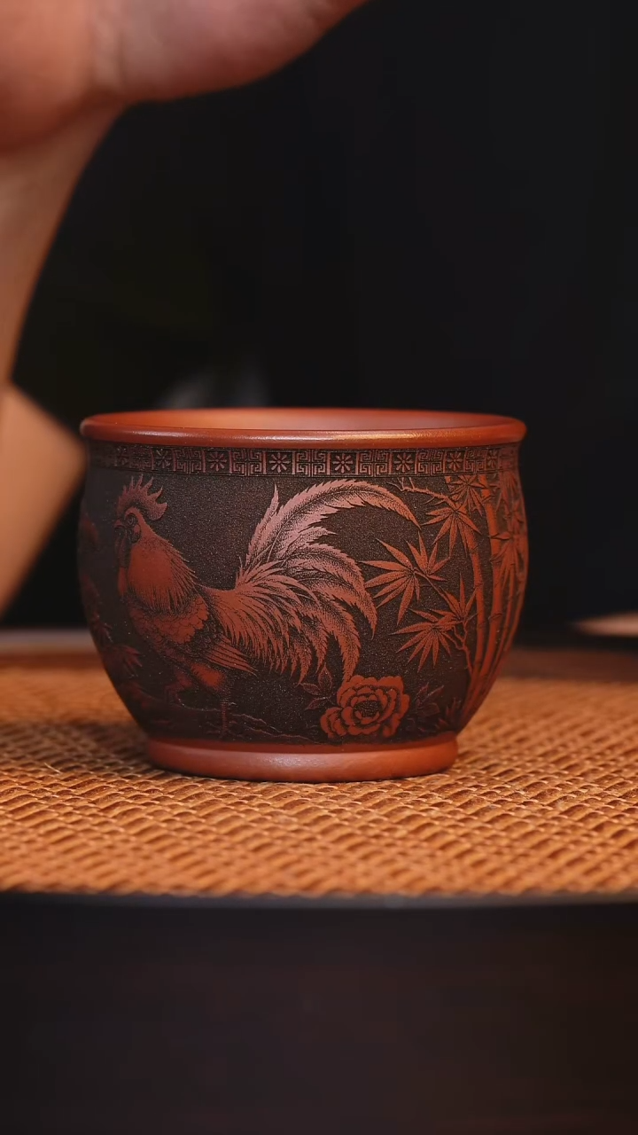 宜兴全手工紫砂杯