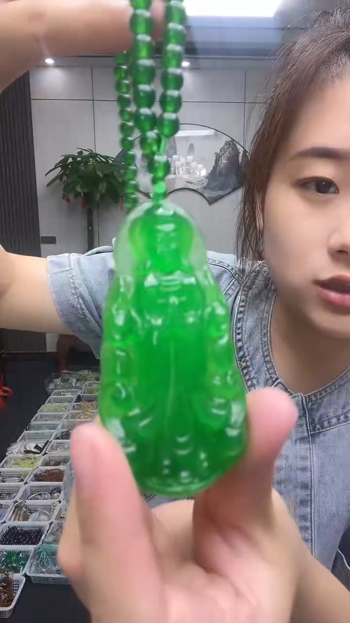 绿冰站观音吊坠多样性发货任意一件