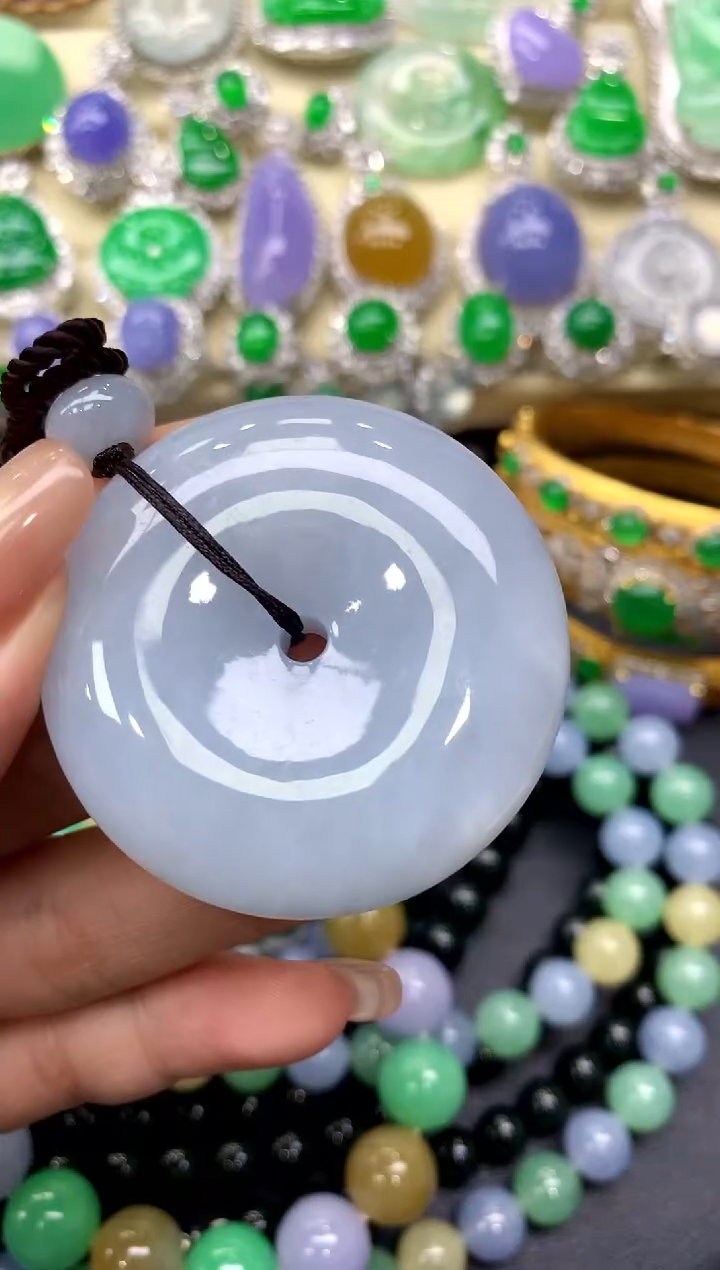 颈饰未镶嵌翡翠85-中国好珍宝