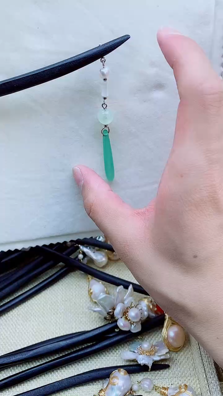 【闪购商品】淡水珍珠发簪未镶嵌天然淡水珍珠发簪