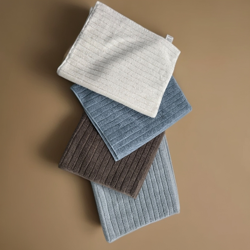 黑金汉麻棉毛巾【2条装】大毛巾吸水速干毛巾不掉毛抗菌透气