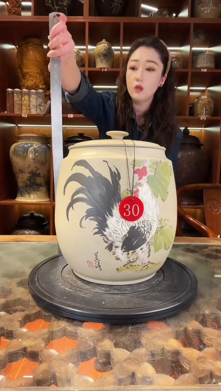 【闪购商品】缸云南建水紫陶白泥缸30