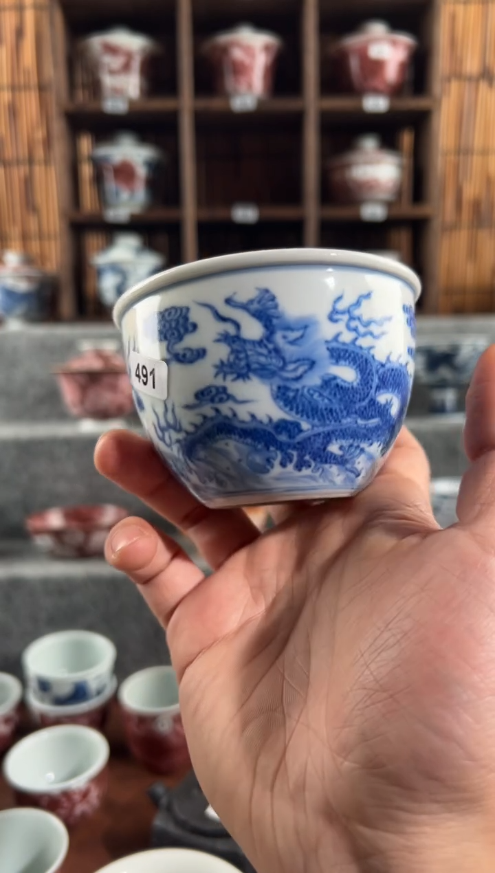 【闪购商品】491天禄言瓷手绘茶具