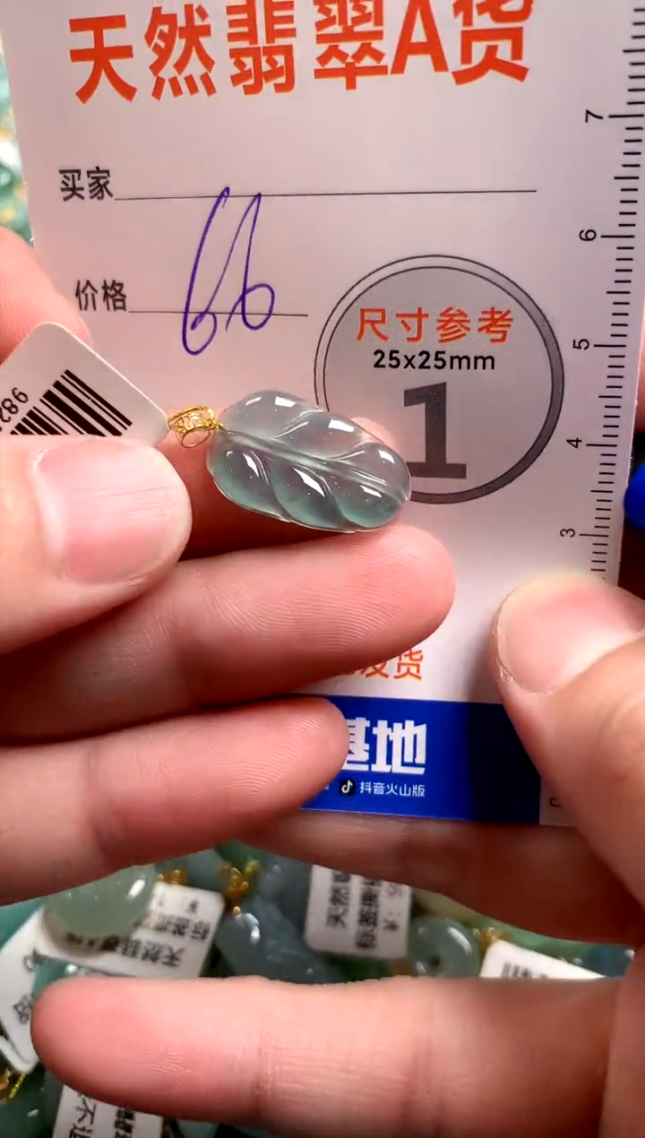 【闪购商品】翡翠颈饰18K金镶嵌14004003