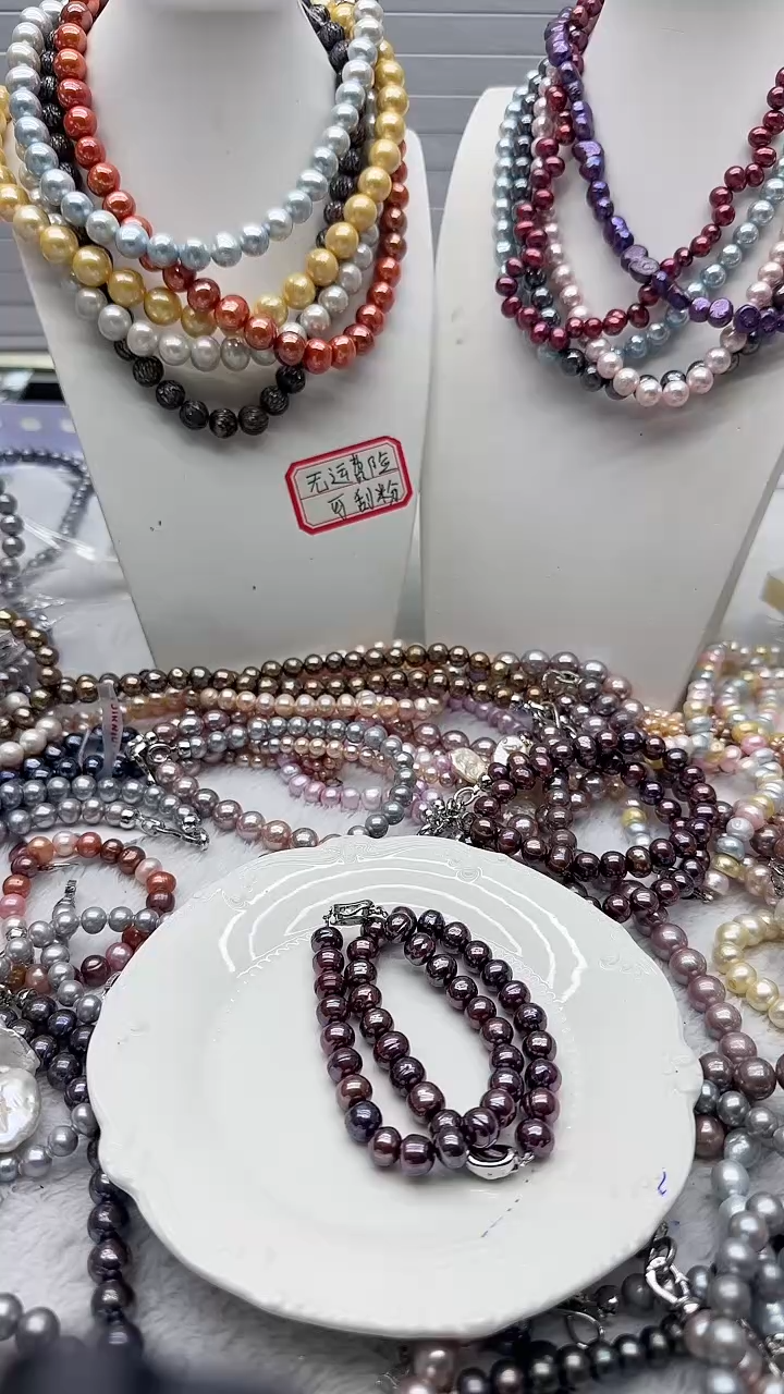 淡水珍珠未镶嵌套链15