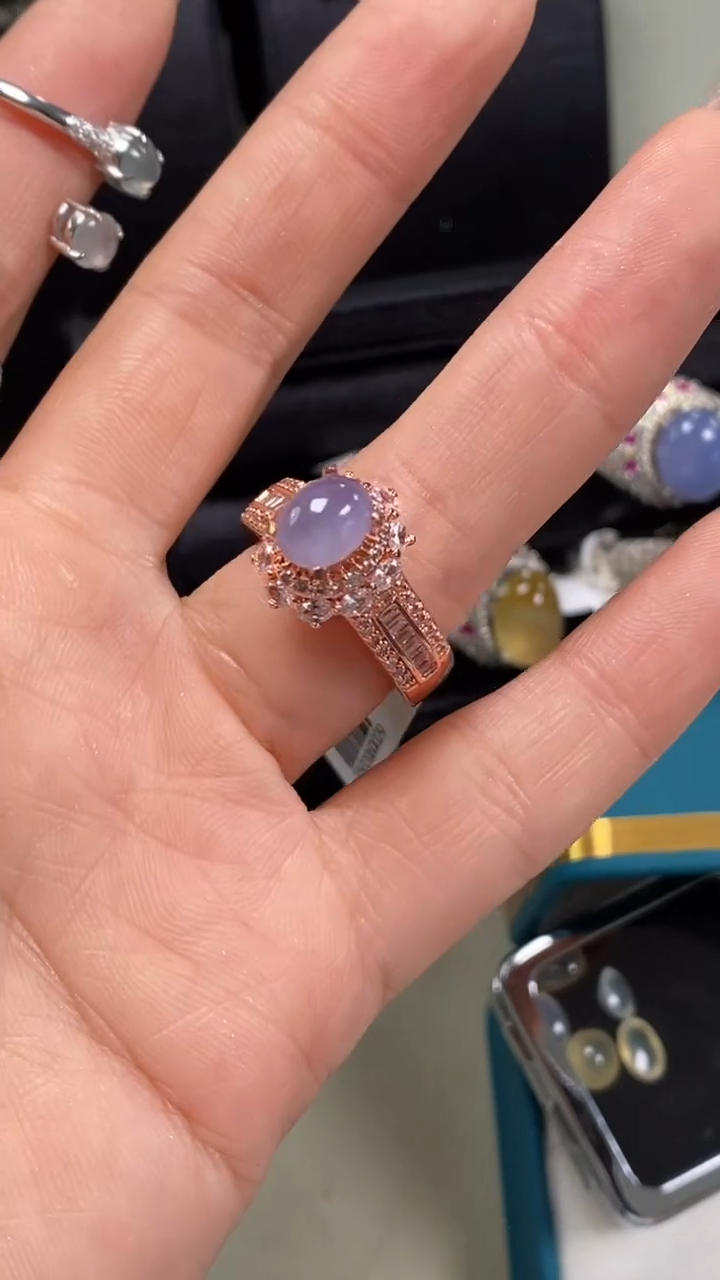 【闪购商品】翡翠戒指未镶嵌8614锐