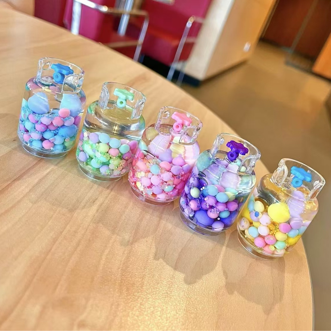 时尚流沙钥匙扣挂件