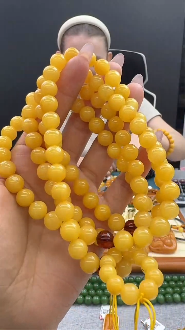 【闪购商品】琥珀颈饰未镶嵌522秒拍号