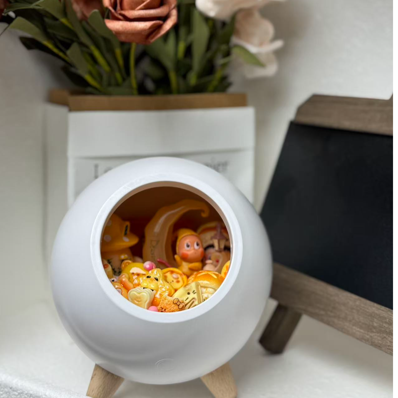 奶油胶DIY萌粒小夜灯