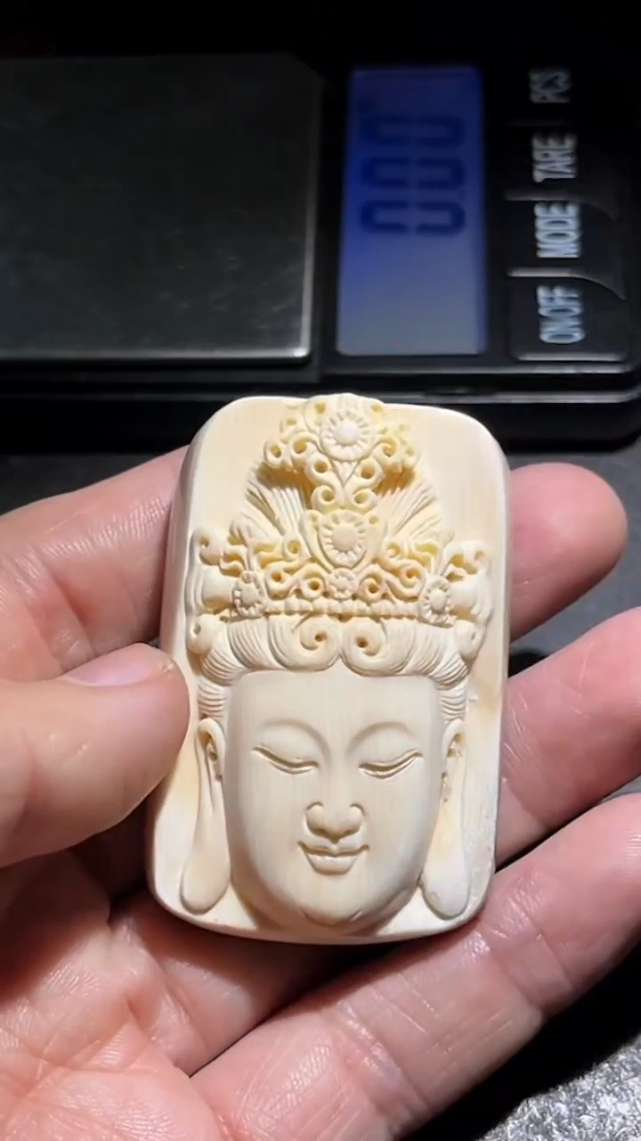 吊坠猛犸象牙pz1217-43牌子吊坠