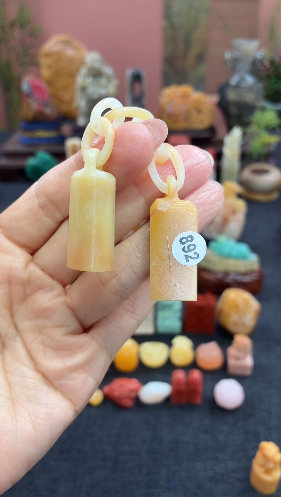 昌化石印石小*林892  