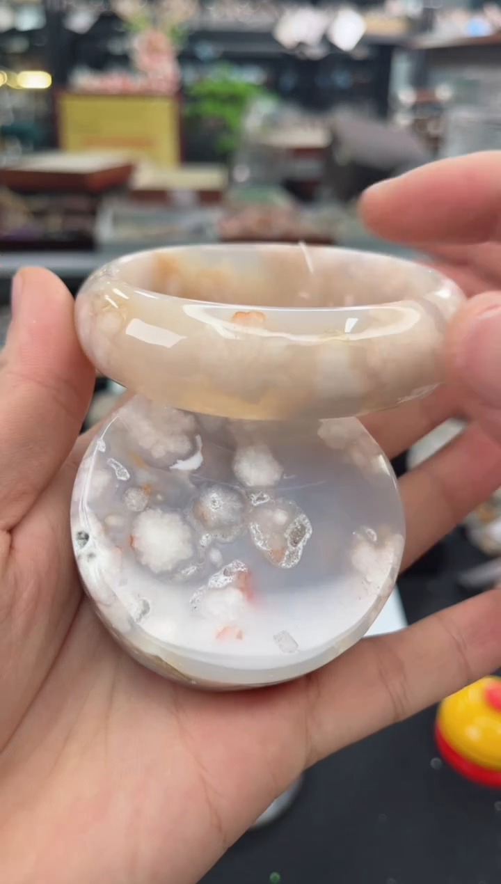 【闪购商品】石英质玉手镯未镶嵌65圈口（赠品镯心）3600406