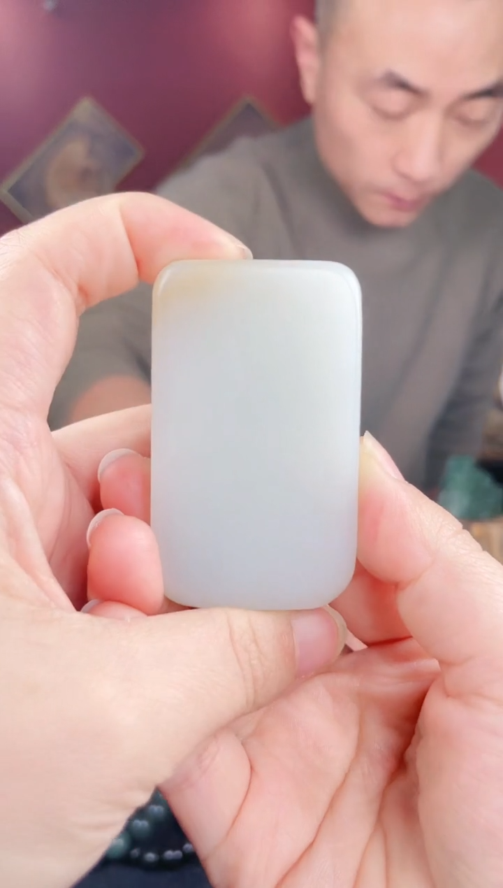 【闪购商品】和田玉颈饰未镶嵌糖白平安牌