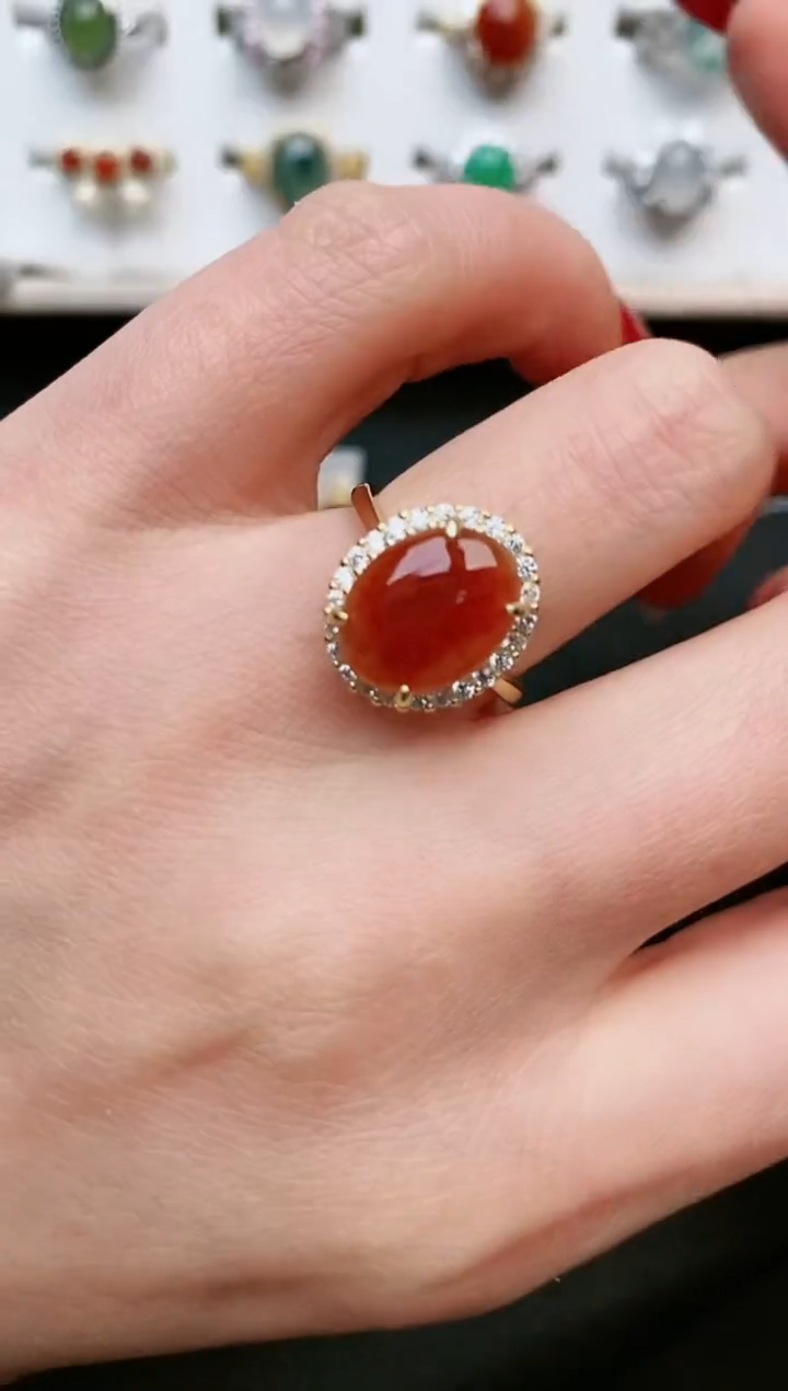 【闪购商品】翡翠戒指银S925镶嵌.....