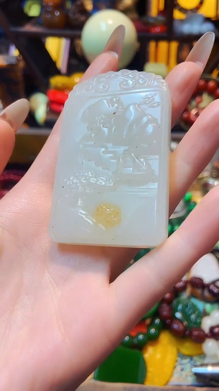 【闪购商品】和田玉挂件未镶嵌主播推荐主播推荐