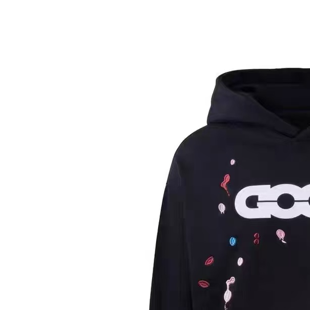 54号-GOODBRAND 2024F/W 糖果刺绣泼墨连帽卫衣 男女同款