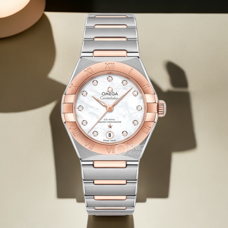 未使用 Omega/欧米茄 星座系列 公价89700 表径29 全新全套钻刻