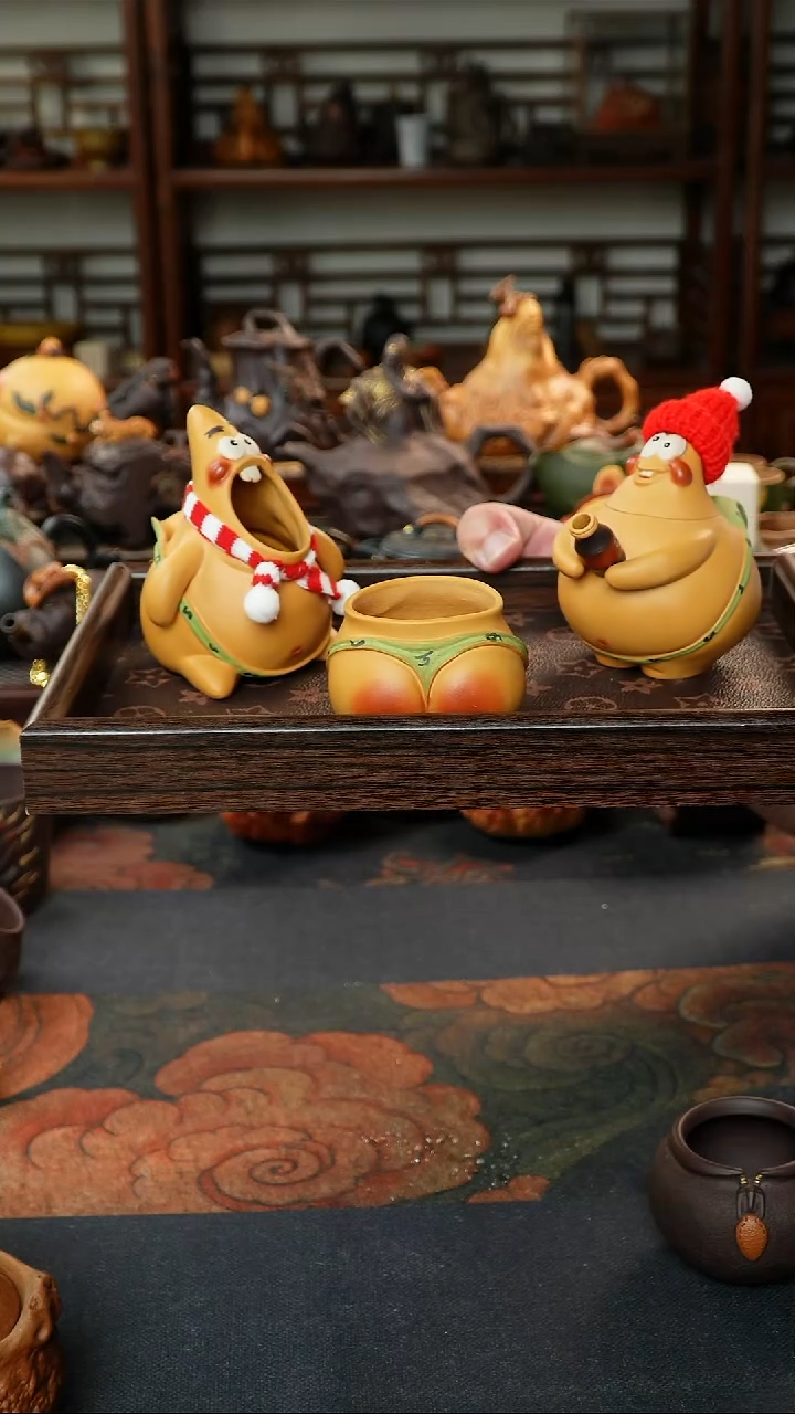 茶壶紫砂拍打星3件套v计划v就会被v