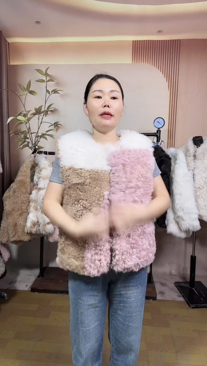 绵羊毛醋酯纤维马甲