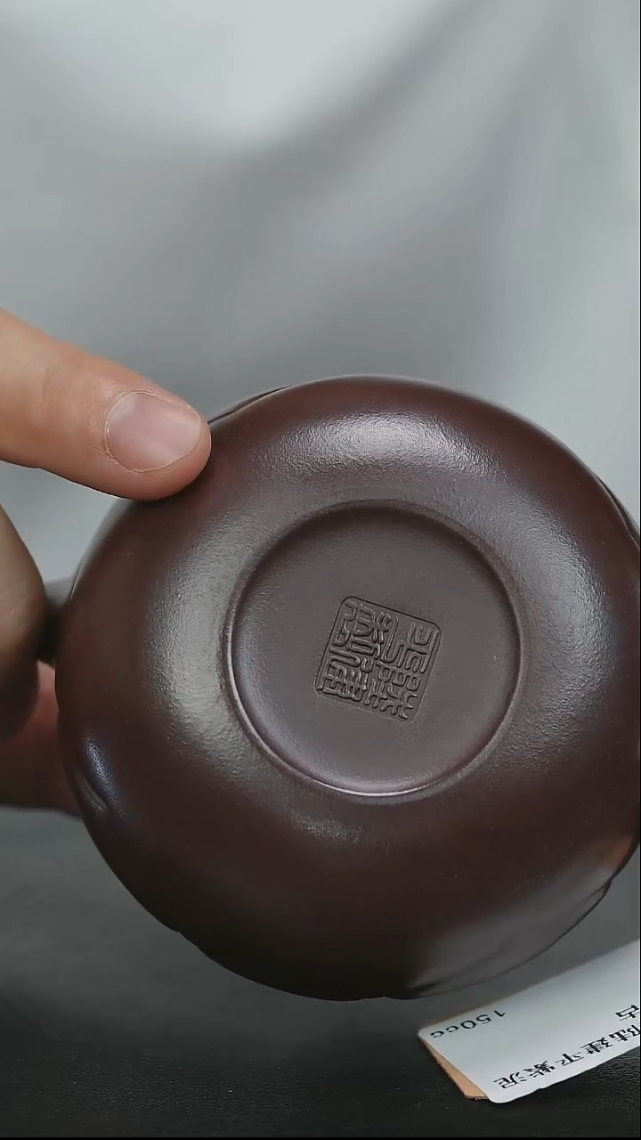 茶壶紫砂H1304陆建平紫泥如意仿古