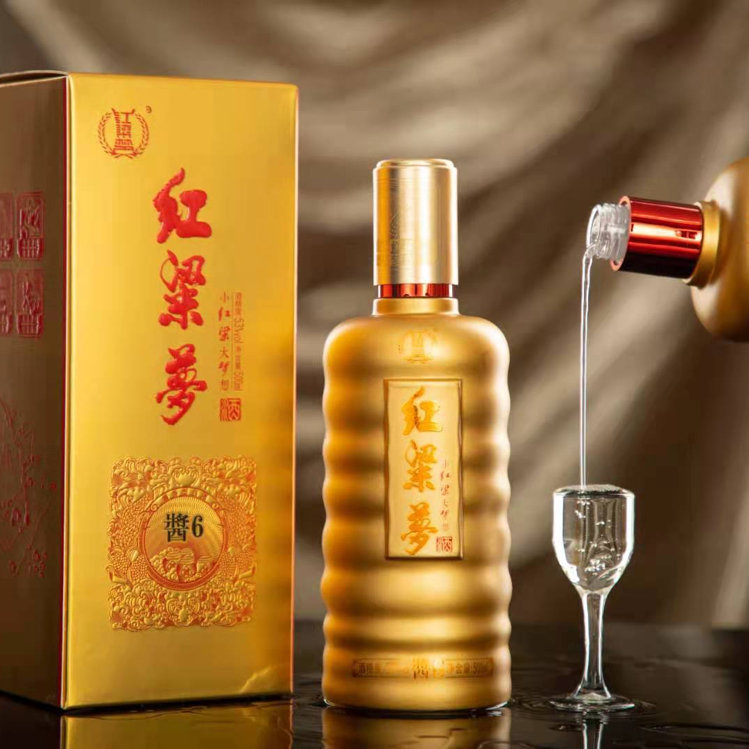 红粱梦红粱梦酱6 贵州茅台镇粱梦酱香型白酒53%Vol500