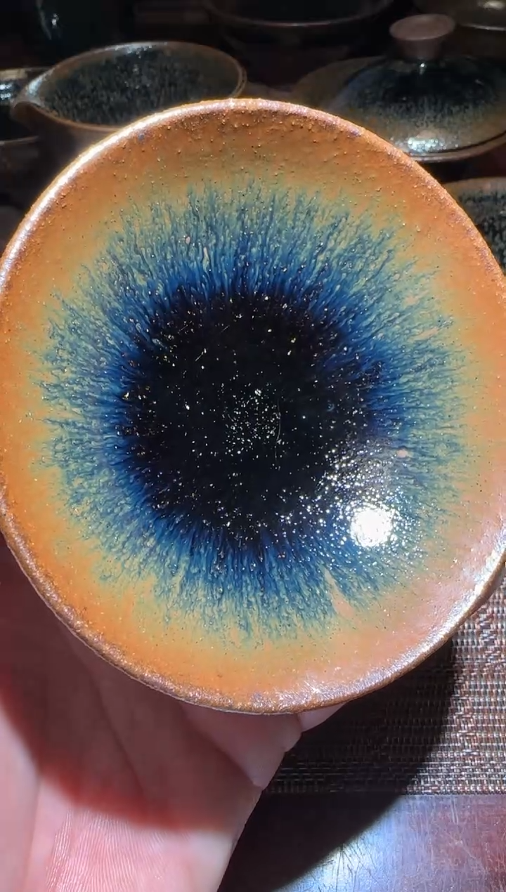 【闪购商品】茶盏通天龙窑柴烧建盏
