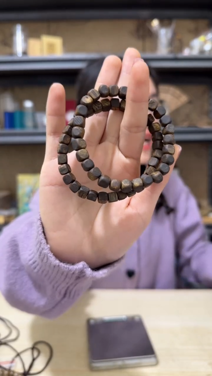 【闪购商品】沉香木手串20 号张勺子方糖手串多样性一条