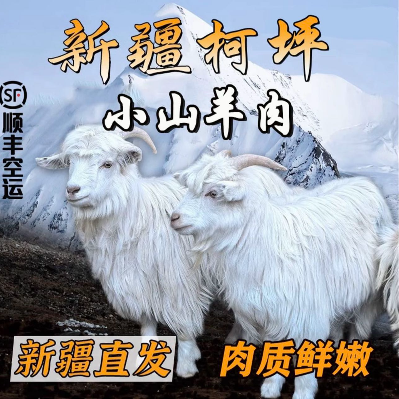 新疆柯坪小山羊散养肉质细嫩无膻味半只整只13斤装现宰现发