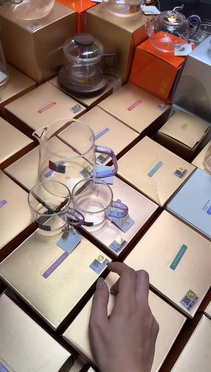 @@禾器晶彩承轩浅紫色+逸杯紫2只